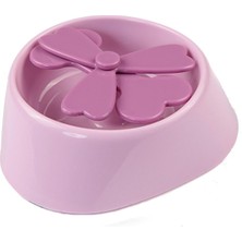 Feyza Design Çocuklar Için Renkli Plastik Mama ve Oyun Kabı, 350 Ml, Pembe