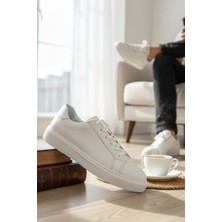 Enoch Hakiki Deri Minimalist Günlük Erkek Sneaker Comfort Taban