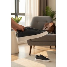 Enoch Hakiki Deri Minimalist Günlük Erkek Sneaker Comfort Taban