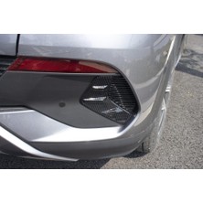 Bir Aksesuar Al Byd Atto 3 Modeli Için Karbonfiber Desenli Arka Sis  Farı Kenar Kaplaması