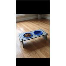 Feyza Design Yüksek Kaliteli Kedi Mama Kabı ve Suluk Seti, Yıkanabilir, Standlı, Gıda Uyumlu