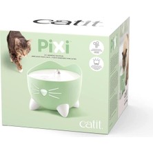 Feyza Design Nane Yeşili Catit Pixi Fountain 2l, Taze ve Temiz Su Kaynağı