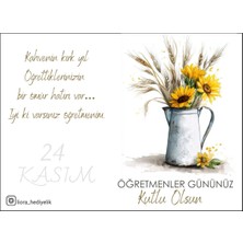 PremiumPort Öğretmenler Günü Için Kahve ve Çikolata Hediye Kartı 10’lu Set