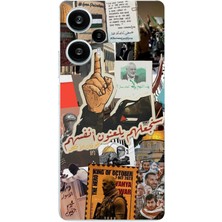 TechTree Poco F5 Uyumlu Filistin Özgürlük Baskılı Silikon Kılıf