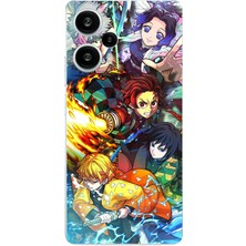 TechTree Poco F5 Uyumlu Demon Slayer Efsanesi:iblis Avcıları Baskılı Silikon Kılıf