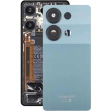 fodos Xiaomi Redmi Note 13 Pro 4g Arka Kapak - Arka Pil Batarya Kapağı Kamera Lensli - 23117RA68G 2312FPCA6G Uyumlu