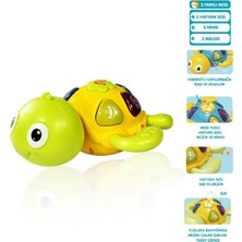 Vardem Işıklı ve Müzikli Yeşil ve Sarı Hareketli Kaplumbağa Bebek Piyanosu VR-B855-100A