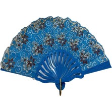 PremiumPort Serinletici Zarif Mavi Yelpaze, Şık ve Doğal Tasarım