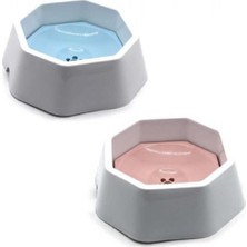 Feyza Design Yüzen Kase, Kedi ve Köpekler Için Su Sebili, 23X8 Cm, Pembe