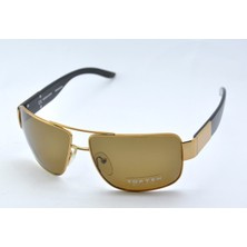 Top Ten M 7014 Altın Sarı  Polarıze Kahverengı Unısex Güneş Gözlüğü