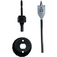 Buat Açma Panç Seti 3 Parça Kapı Kilidi Kurulum Seti 54MM Lenox Tools