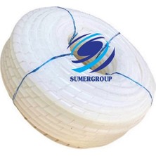SUMERGROUP Kablo Düzenleyici Toplayıcı Spiral Rulo No: 5 - 17 Mm Rulo, Beyaz 50 Cm- 50 Ad Bağ