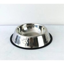 Feyza Design 34CM Metal Köpek Mama ve Su Kabı, 2.84L Kapasiteli, Dayanıklı ve Şık