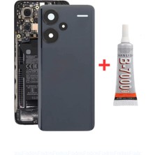 fodos Redmi Note 13 Pro+ Plus Arka Kapak - Arka Pil Batarya Kapağı Kamera Lensli + B7000 Yapıştırcı - 23090RA98G Uyumlu
