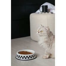 Feyza Design Emaye Kedi ve Köpek Mama ve Su Kabı, Şık ve Dayanıklı Tasarım