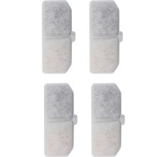 Feyza Design Yedek Su Filtre Seti, Kedi ve Köpekler Için, 4'lü Paket