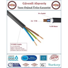 Öznur 3x1 Ttr Siyah Ev Aletleri ve El Aletleri Uzatma Kablosu - 10 Metre