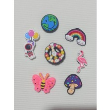 PremiumPort Renkli ve Eğlenceli Terlik Süsü Jibbıtz Özel Figürler Seti