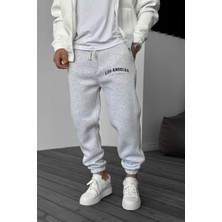 Eydamoon Erkek Kışlık Los Angeles Baskılı Pamuklu Paça Lastikli Eşoman Altı