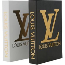 2'li Lv Gold Seti Dekoratif Kitap Kutu