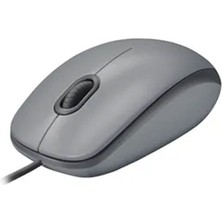 Pazarcan 910-006760, M110 Gri, USB Kablolu, 1000DPI, Optik, 3 Tuşlu, Sessiz Mouse