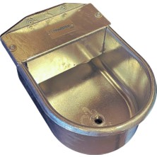 Feyza Design 5 Litre Metal Hayvan Suluğu, Dayanıklı ve Pratik Su Kabı