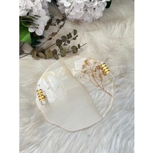 Epoksi Tepsi Cipso Detaylı Damat Tepsisi