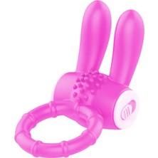 XDejavu Shop Penix Tavşan Kulaklı Titreşimli Penis Halkası
