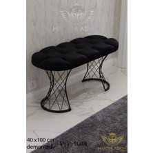 By Hakan Aşkın Luxury Pota Bench 40X100CM Puf&bench  Yatak Önü - Antre - Salon - Oturma Odası