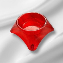 Feyza Design Iki Parça Parlak Plastik Mama Kabı, Pratik ve Şık Tasarım