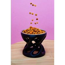 Feyza Design Vivi Modern Organik Mama Kabı Standı, Ergonomik ve Şık Tasarım