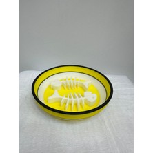 Feyza Design Yavaş Yeme Mama Kabı, Veteriner Tasarım, Kaymaz, Eğlenceli Zeka Oyunu