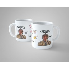 PremiumPort El Yapımı Renkli Baskılı Seramik Kupa, Şık ve Kullanışlı Tasarım