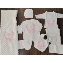 Minik Adımlar Minik Adımlar Minik Adımlar Isme Özel Nakışlı 10 ' Lu Hastane Çıkışı