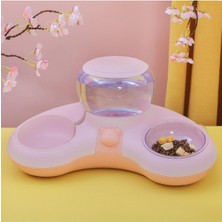 Feyza Design Büyük Kapasiteli Evcil Hayvan Mama ve Su Kabı 1.4l