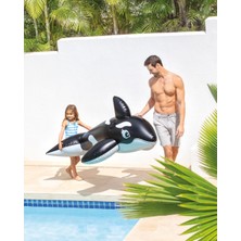 Toha Intex Balina Figürlü Şişme Deniz Yatağı – Kulplu Orca Binici, 193 x 119 cm