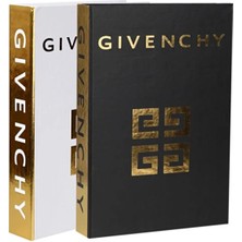 2'li Givench Siyah & Beyaz Gold Dekoratif Kitap Kutu
