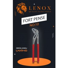 Lenox 10 İnç 250 mm Ayarlanabilir Kurbağacık Anahtar Ağır Hizmet İngiliz Anahtarı Geniş Ağız