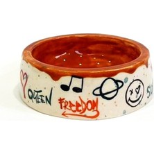 Feyza Design Şık Seramik Kedi Mama Kabı, Estetik ve Sağlıklı Kullanım Için Tasarlandı