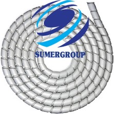 SUMERGROUP Kablo Toplama Spirali 11 mm Gri 100 m