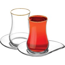 Lav Rimli Çay Seti 12 Parça