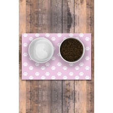 Feyza Design Kaymaz Tabanlı Keçe Baskılı Evcil Hayvan Paspası 25X40 cm