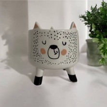 Feyza Design El Yapımı Hayvan Figürlü Mama ve Saklama Kabı, Şık ve Kullanışlı Tasarım