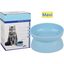 Feyza Design Eğimli Yükseltilmiş Kedi Kaseleri Seti, Sağlıklı ve Konforlu Mama Kabı