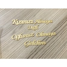 PremiumPort Sevgiliye Özel Plesksi Çikolata Kutusu Yazısı, Hediye Fikri