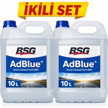 Motorx Adblue 10 Lt Ikili Set Dizel Egzoz Sıvısı Dpf Toplam 20 L