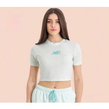 Nike Sportswear Air Crop Yeşil Kadın T-Shirt DN5852-394