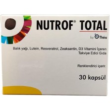 Thea Nutrof Total 30 Kapsül - Dezenfektan Hediyeli (%72 Alkol)