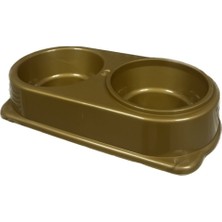 Feyza Design Iki Bölmeli Kedı ve Köpek Mama ve Su Kabı 2X250ML, Pratik ve Şık Tasarım