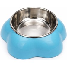 Feyza Design Paslanmaz Iç Hazneli Orta Boy Kedi ve Köpek Mama-Su Kabı